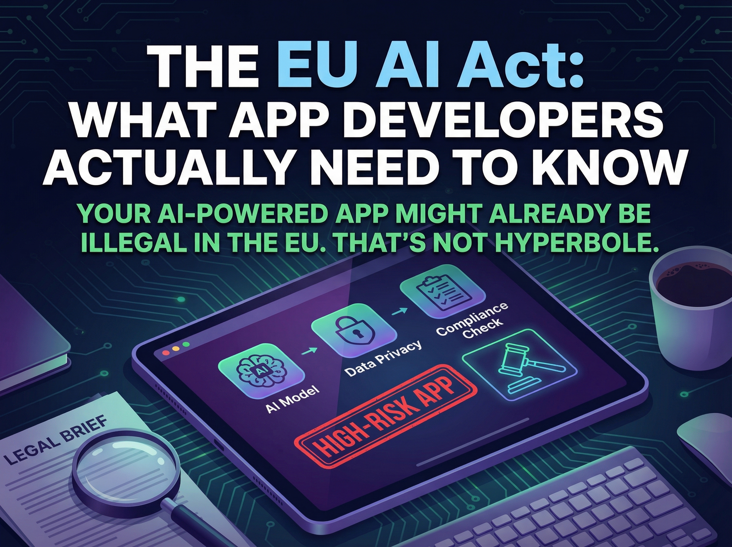 A thumbnail image covering the EU AI act